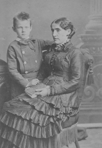 Kee Vos-Stricker and son Jan Kee Vos-Stricker and son Jan